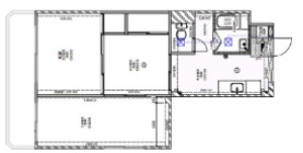 ウエストハイツの間取り