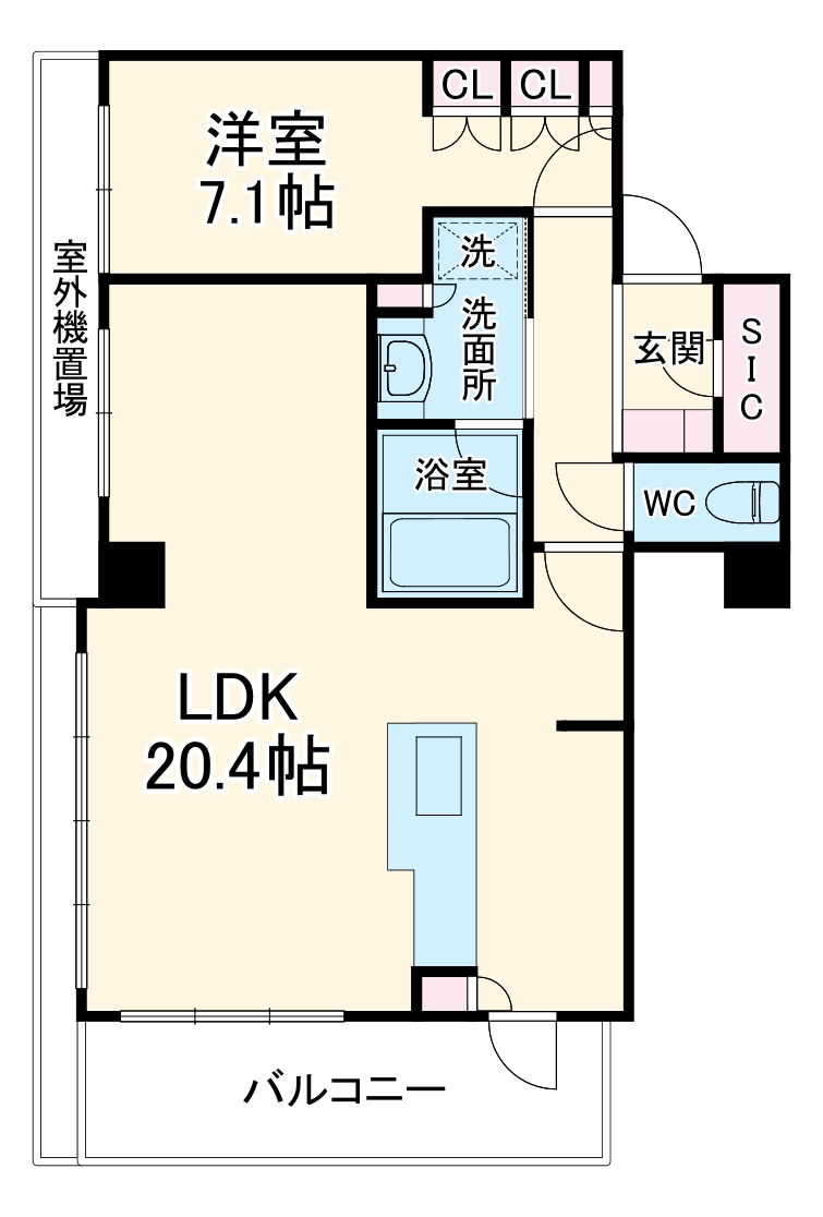 プレミスト浜松中央タワーの間取り
