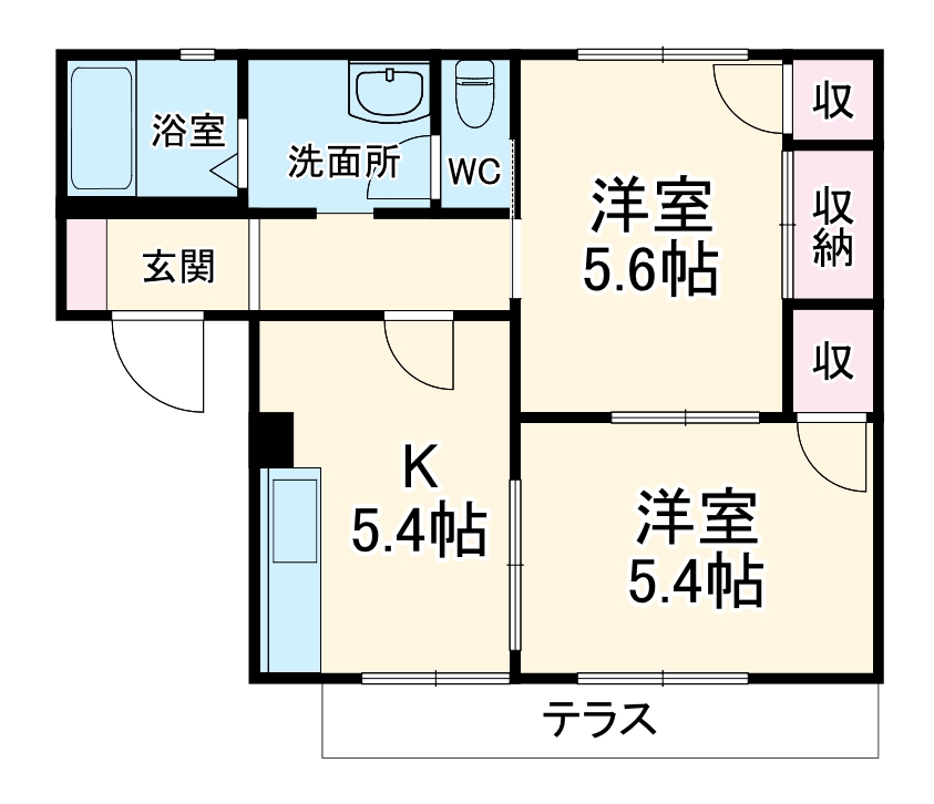カルチャーBの間取り