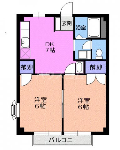 エクシードハイツTU1の間取り
