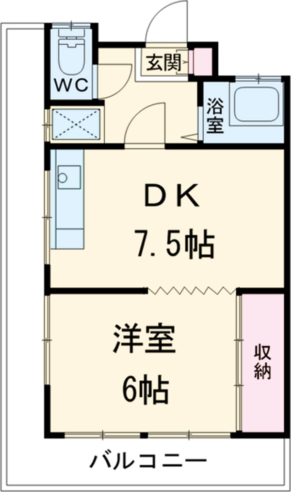 西野荘の間取り