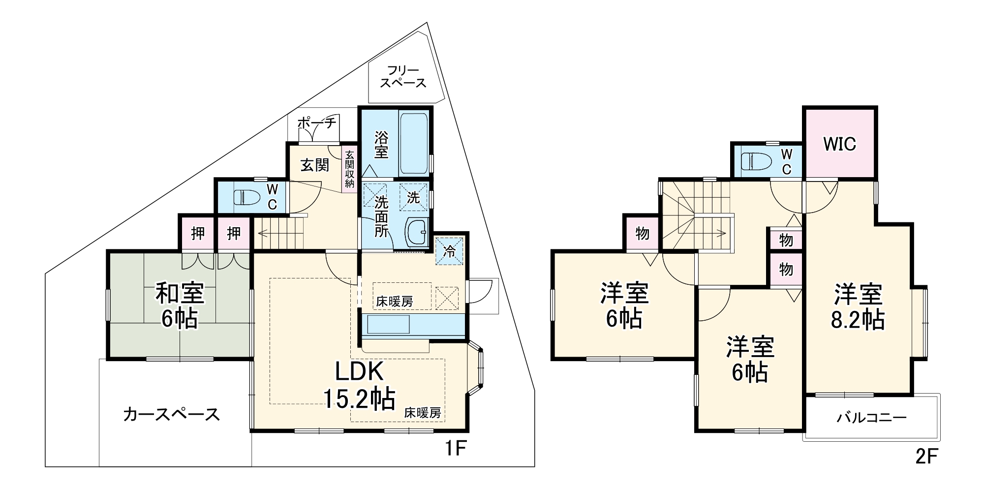 さいたま市桜区田島3丁目貸家の間取り