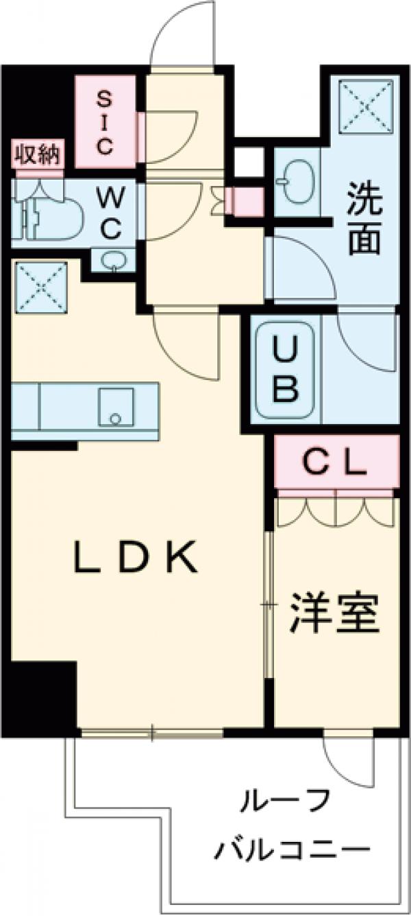 シーズンフラッツ新大塚の間取り