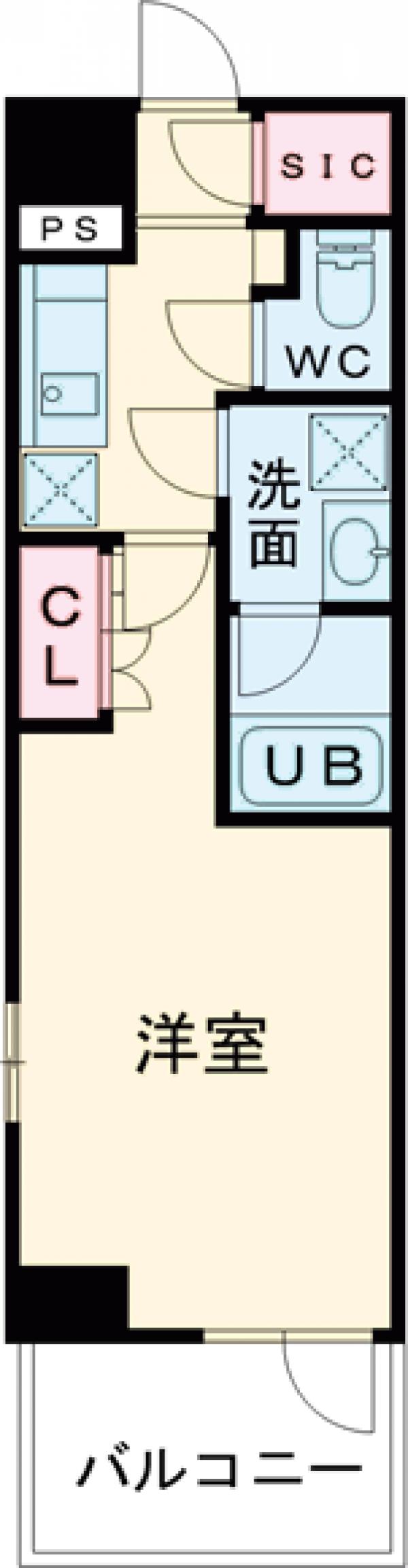 シーズンフラッツ新大塚の間取り
