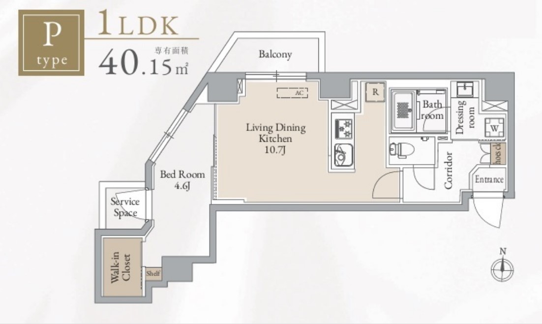 ジオエント新中野の間取り