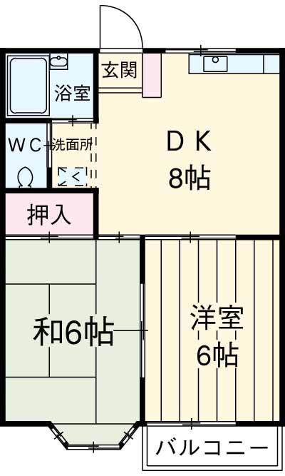 レピュート長島の間取り