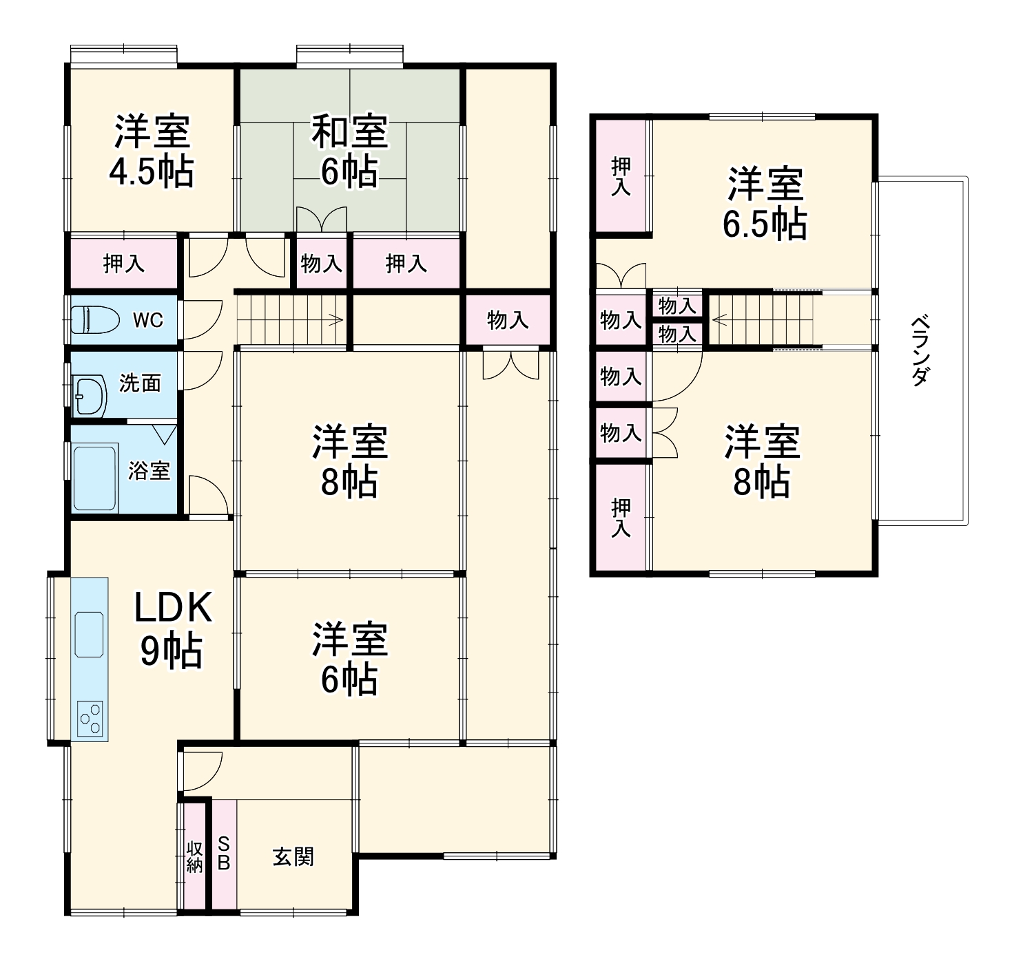 ゼロワン定期貸家の間取り