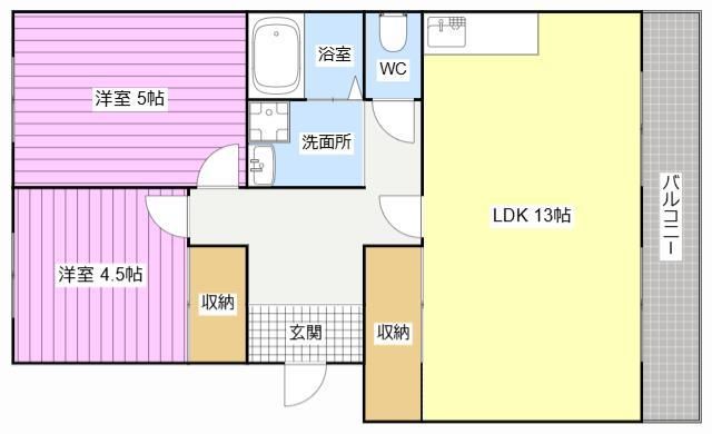 PARK SQUAREの間取り