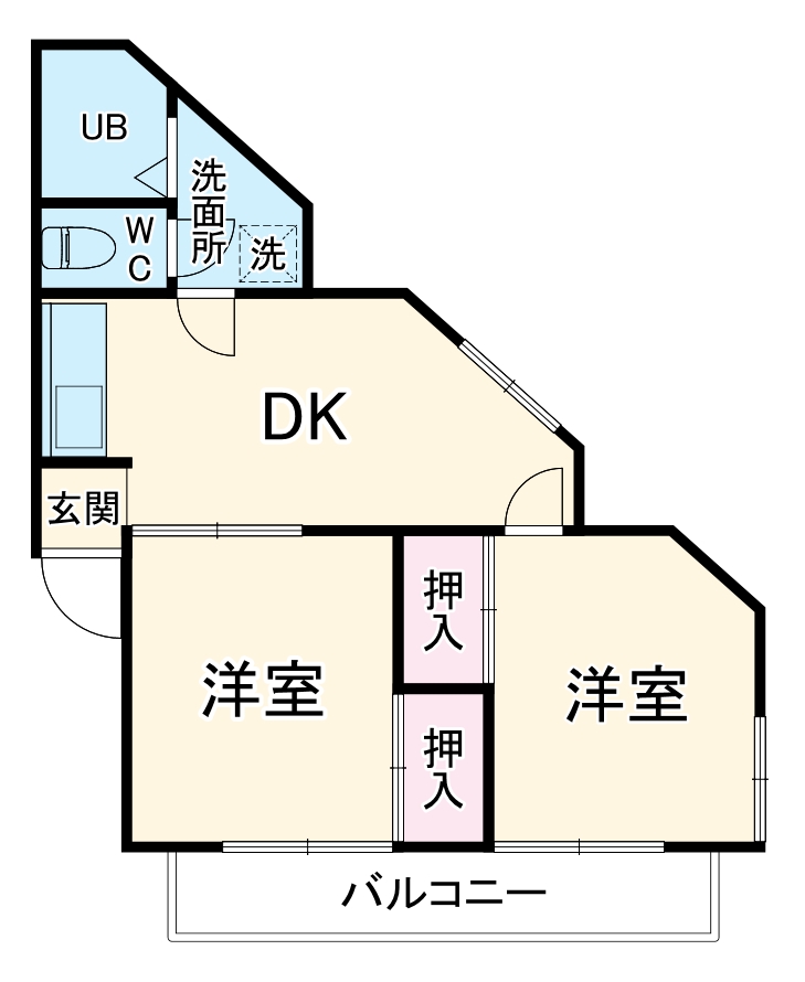 グリーンコートの間取り