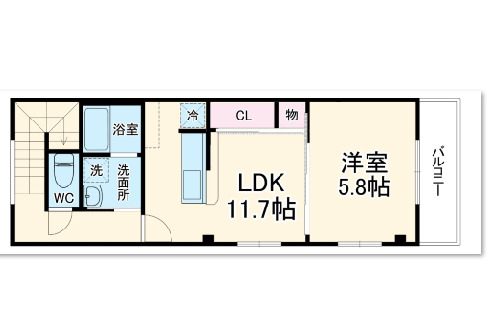 リノア寿の間取り