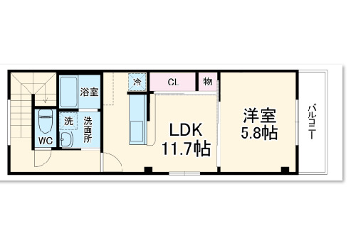 リノア寿の間取り