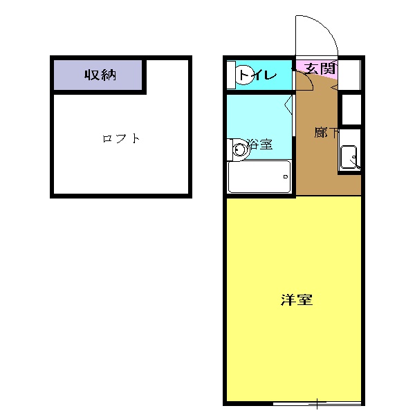 ベルフォーレⅠ・201号室の間取り