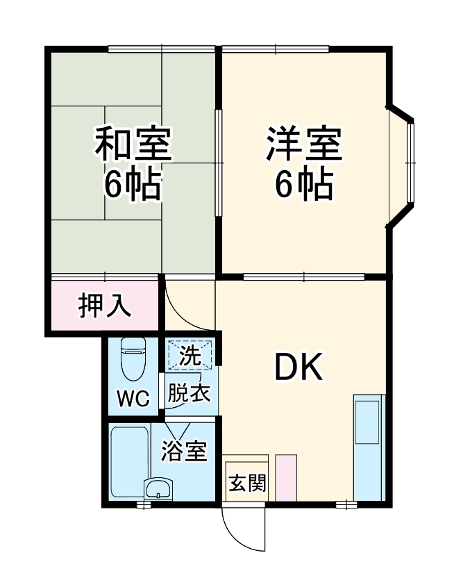 エステートピア長栄の間取り