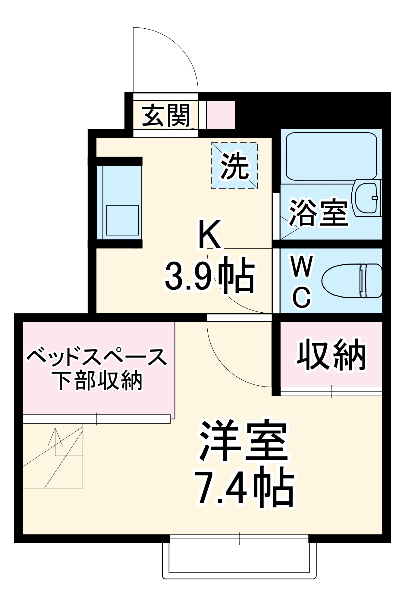 miraie松原の間取り