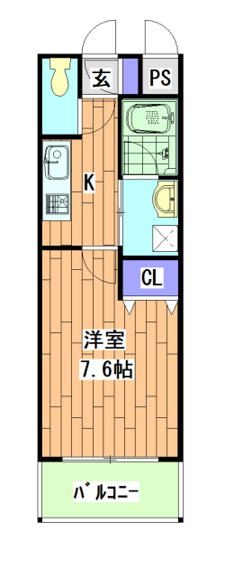 ベラジオ京都西院ウエストシティの間取り