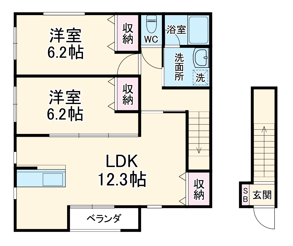ベリアス トアの間取り
