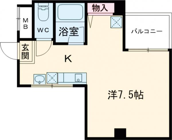 インテルビルの間取り