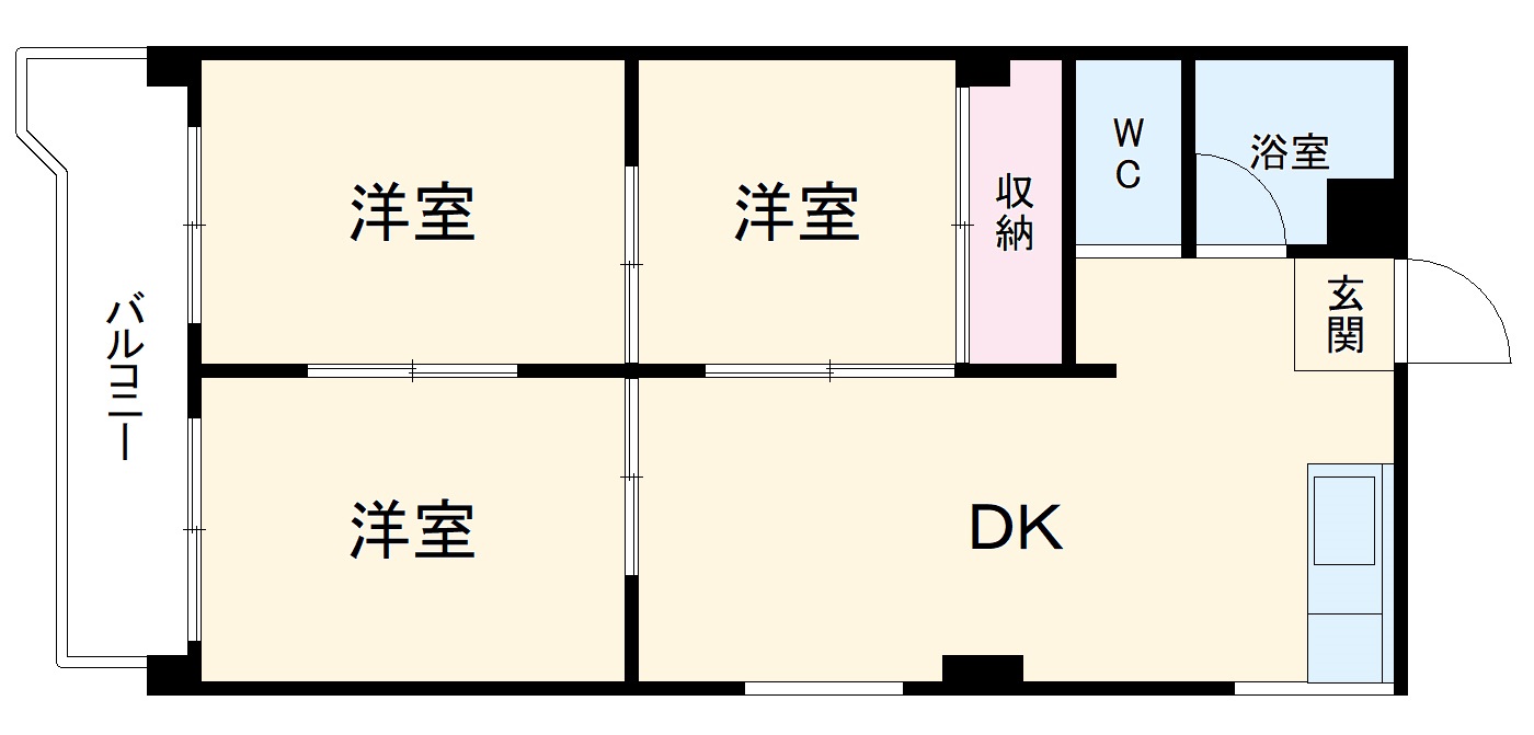 第2協和コーポの間取り