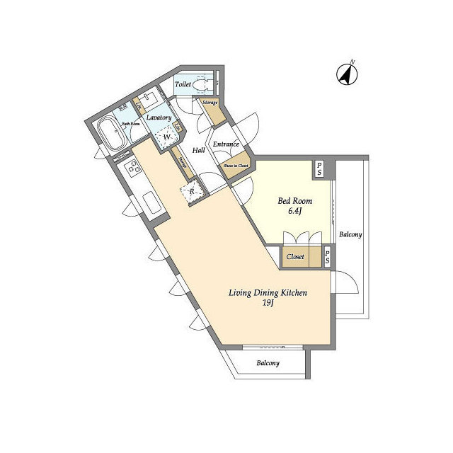 エステート代田橋の間取り