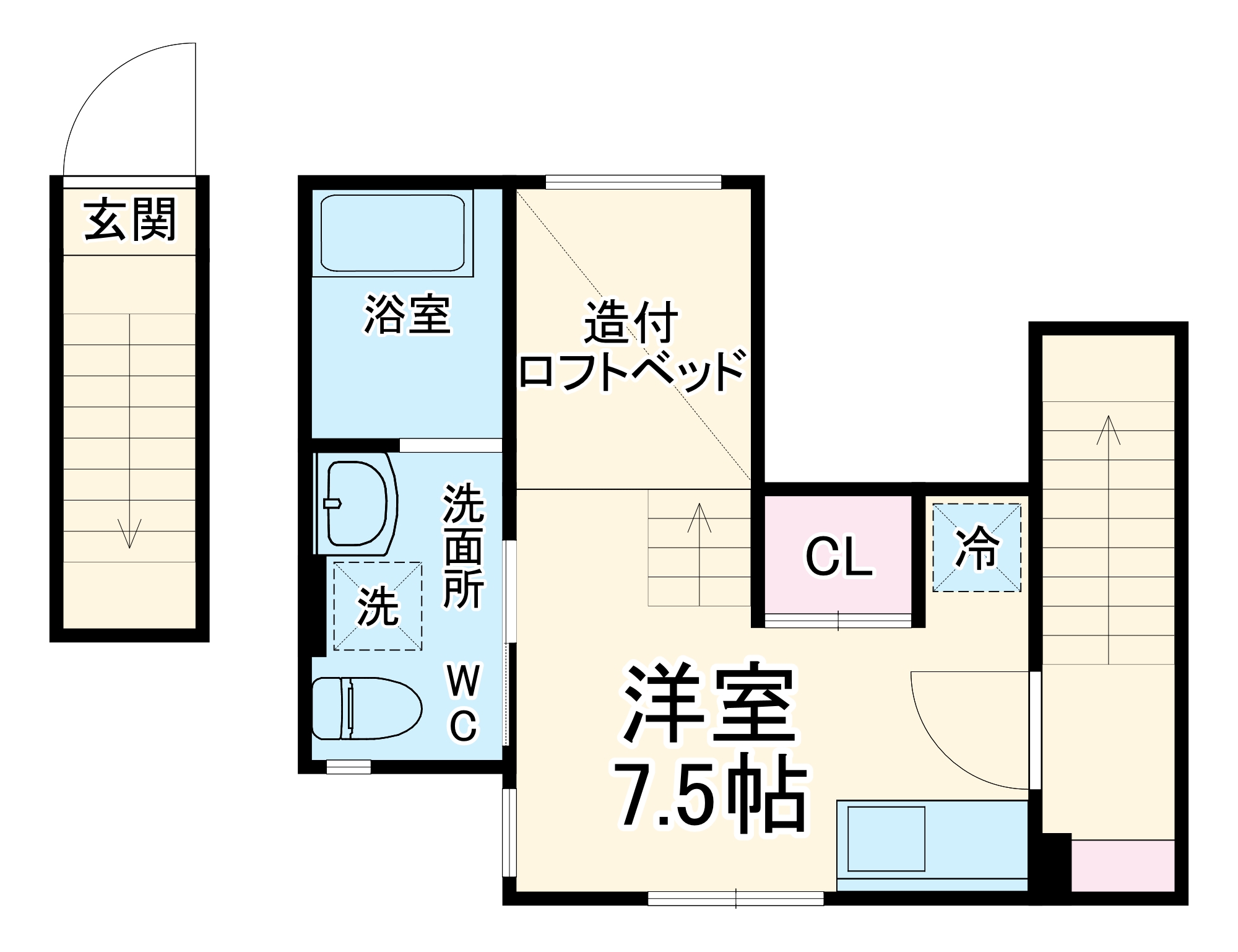 Blanc de Blancsの間取り