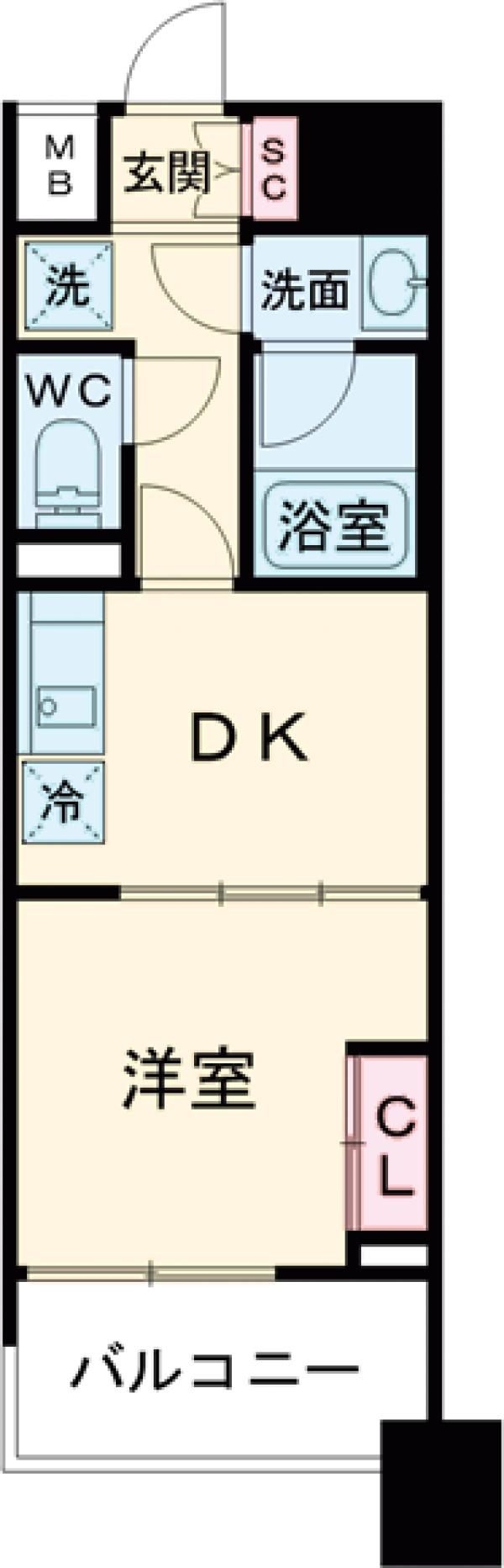THE GATEHOUSE雑司が谷の間取り