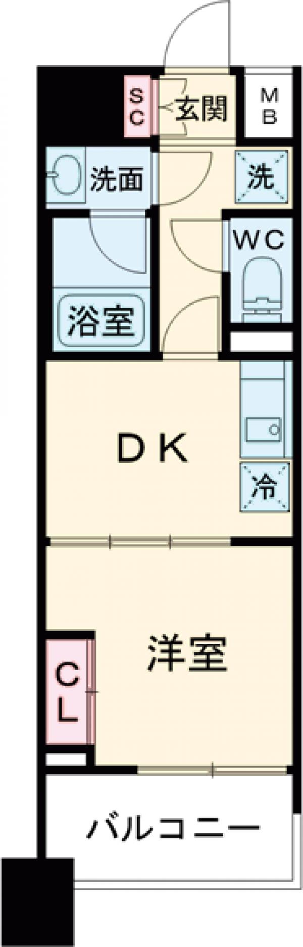 THE GATEHOUSE雑司が谷の間取り