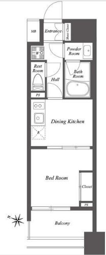 THE GATEHOUSE雑司が谷の間取り
