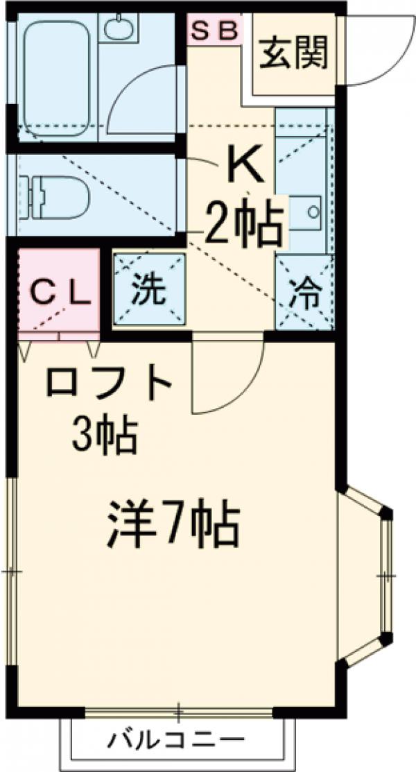 メゾンパセロゼの間取り