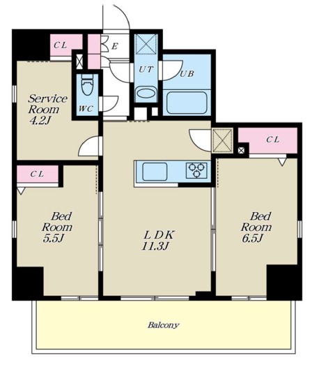 Alivis西葛西norteの間取り