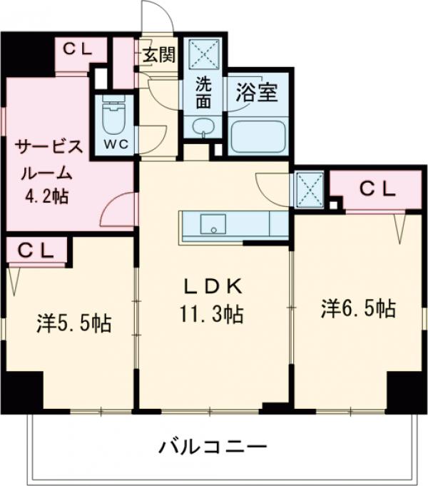 Alivis西葛西norteの間取り