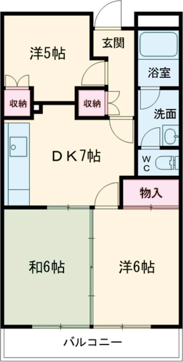 リバーサイドマツトシの間取り
