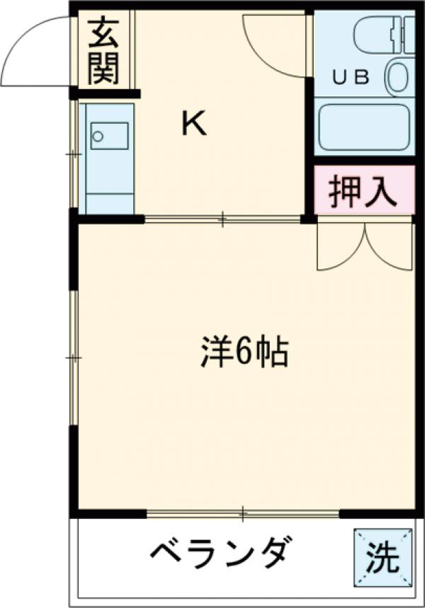 葵ハイツの間取り