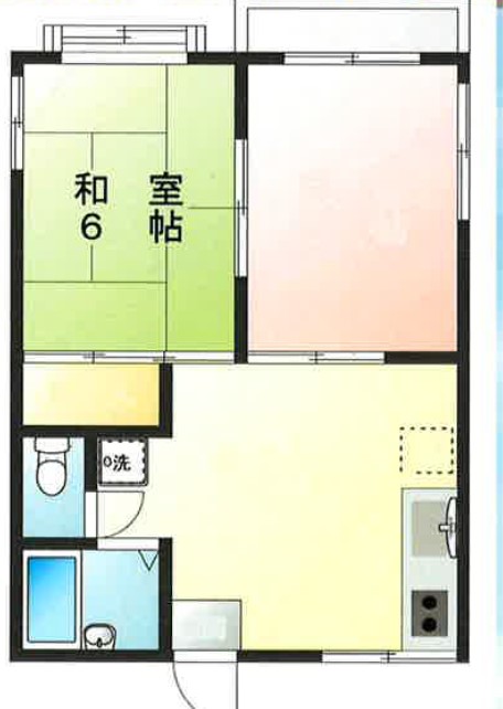 グリーンハイツ西八の間取り