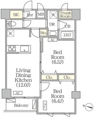 ORSUS志村坂上の間取り