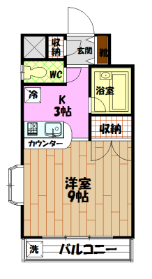 山美第二ビルの間取り