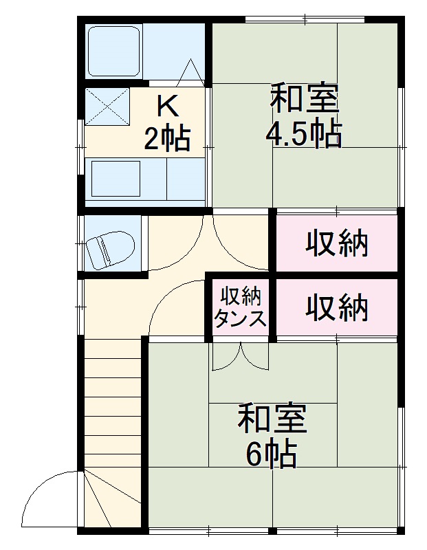 矢沢荘の間取り