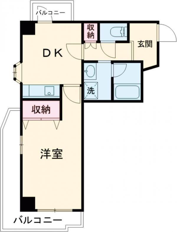 ビュー雷神の間取り