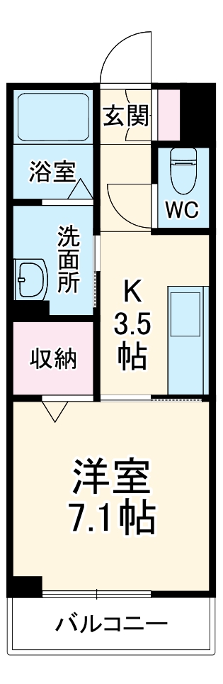 ドルチェ磐田二之宮の間取り