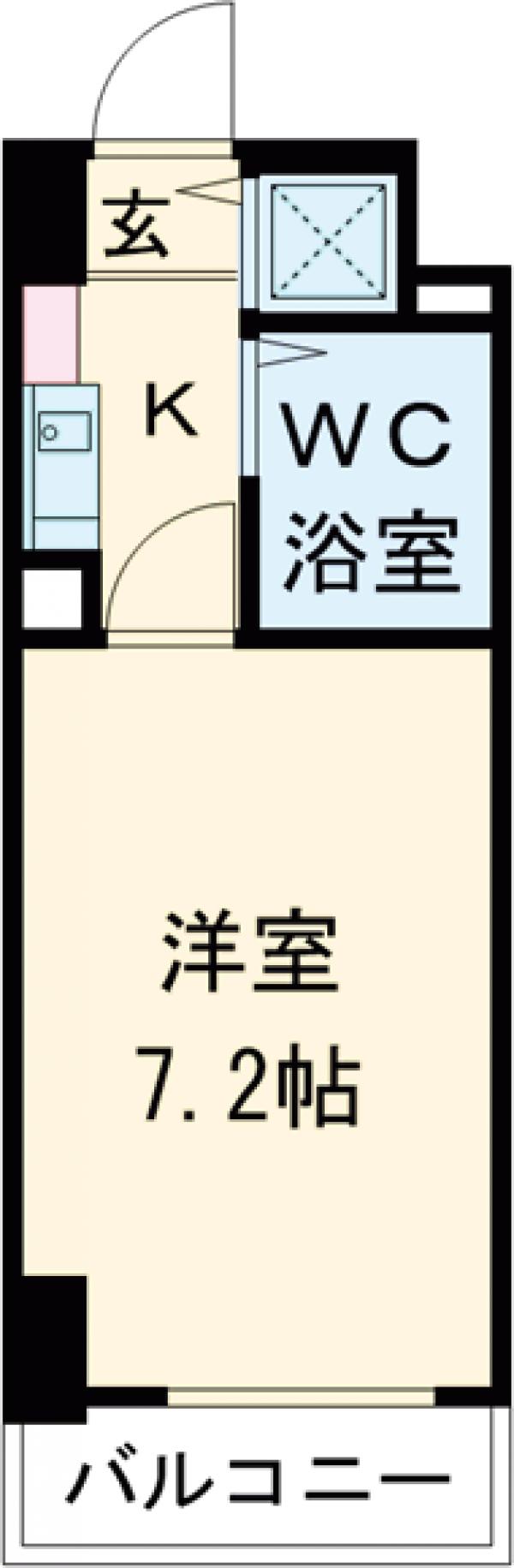 アルテハイム二条城・507号室の間取り