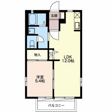 カルチョニトーの間取り