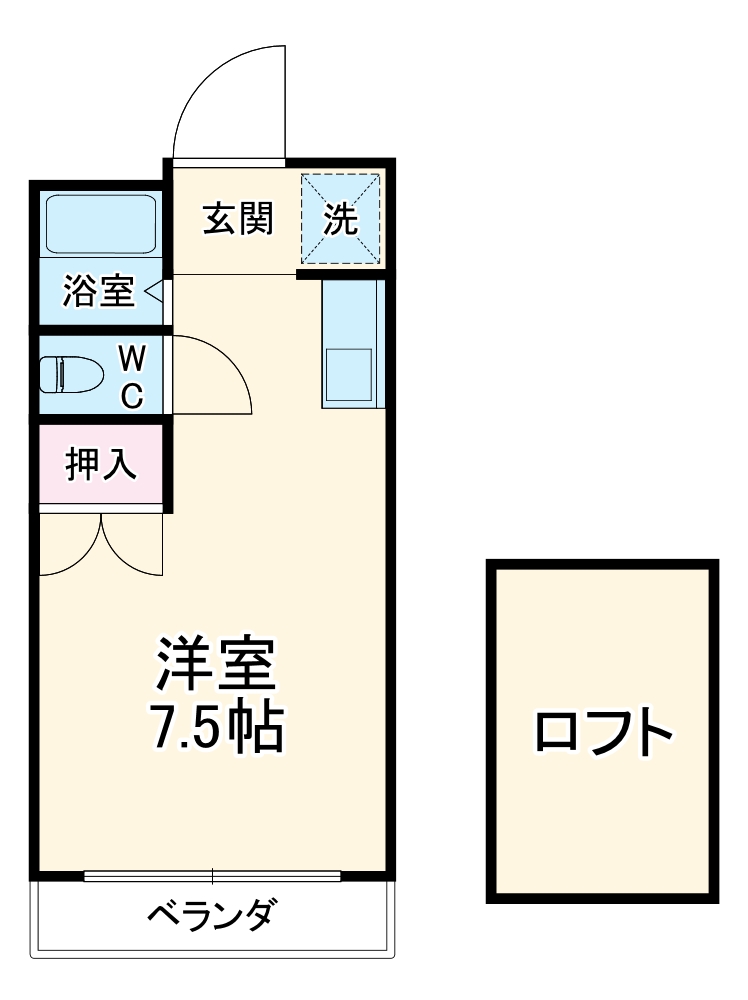 エイユーハイツの間取り
