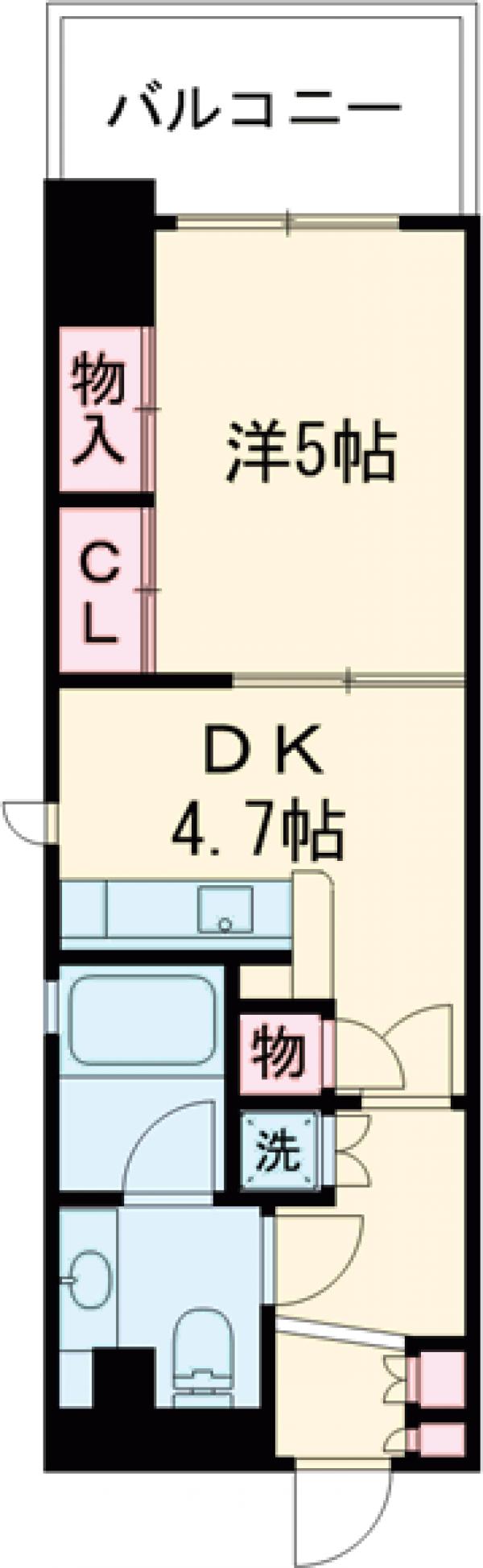 藤和シティスクエア三鷹駅前の間取り