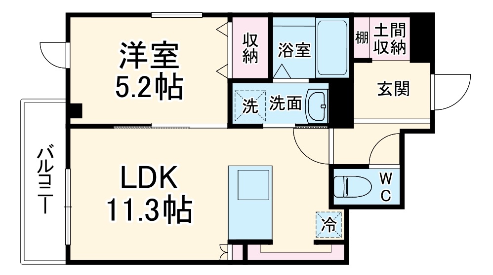 京町家レジデンスの間取り
