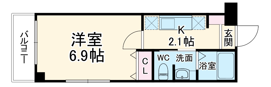 VUELIE市川の間取り