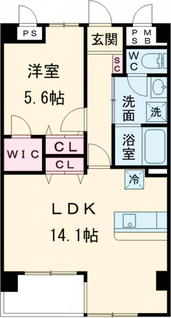 ウィルテラス船堀の間取り