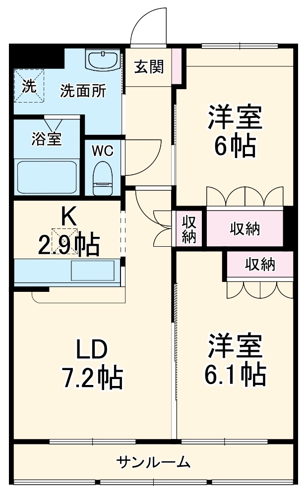 Green Forestの間取り