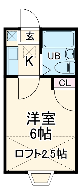 リバティ中浦和A棟の間取り