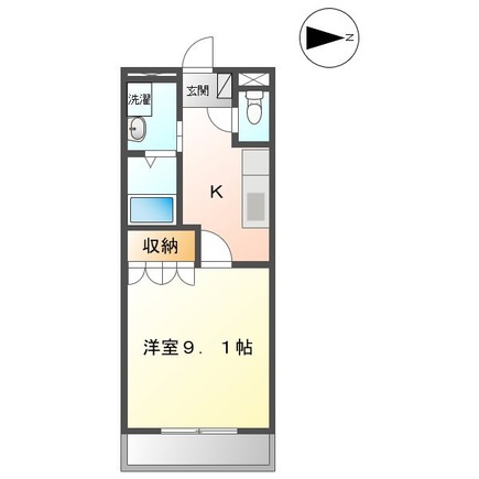 ボナール中里Aの間取り