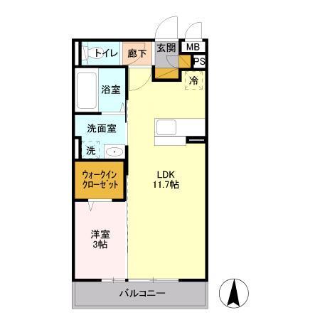 スクエアコートの間取り