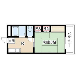 Sハイツの間取り
